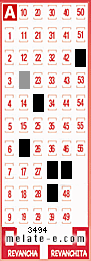 Volante ganador del sorteo de Melate con fecha del domingo  19 de septiembre de 2021