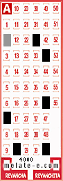 Volante ganador del sorteo 4000 de Melate