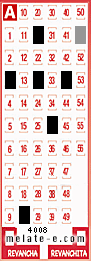 Volante ganador del sorteo 4008 de Melate