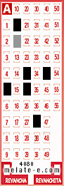Volante ganador del sorteo de Melate con fecha del miércoles   9 de julio de 2025