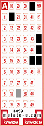 Volante ganador del sorteo de Melate con fecha del viernes  22 de agosto de 2025