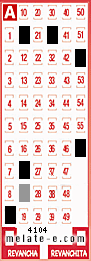 Volante ganador del sorteo de Melate con fecha del miércoles   3 de septiembre de 2025