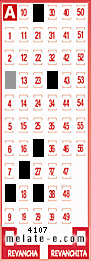Volante ganador del sorteo de Melate con fecha del miércoles  10 de septiembre de 2025
