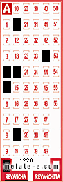 Volante ganador del sorteo 1220 de Revancha