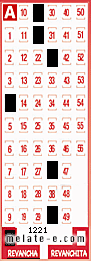 Volante ganador del sorteo 1221 de Revancha
