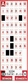 Volante ganador del sorteo 1224 de Revancha