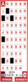 Volante ganador del sorteo 1230 de Revancha