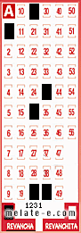 Volante ganador del sorteo 1231 de Revancha