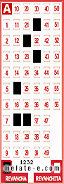 Volante ganador del sorteo 1232 de Revancha