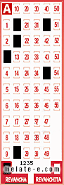 Volante ganador del sorteo 1235 de Revancha