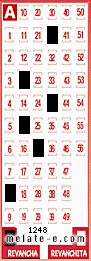 Volante ganador del sorteo 1248 de Revancha