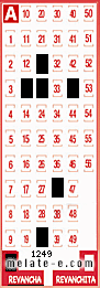 Volante ganador del sorteo 1249 de Revancha
