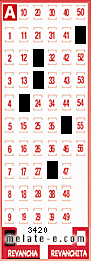Volante ganador del sorteo 3420 de Revancha
