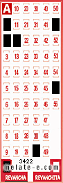 Volante ganador del sorteo 3422 de Revancha