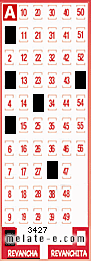 Volante ganador del sorteo 3427 de Revancha