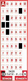 Volante ganador del sorteo 3428 de Revancha