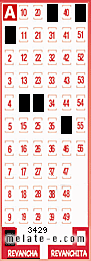 Volante ganador del sorteo 3429 de Revancha