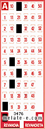 Volante ganador del sorteo de Revancha con fecha del domingo  18 de julio de 2021