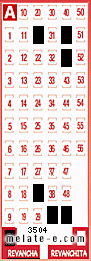Volante ganador del sorteo 3504 de Revancha