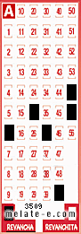 Volante ganador del sorteo 3509 de Revancha