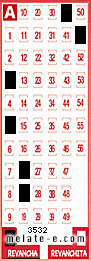 Volante ganador del sorteo 3532 de Revancha