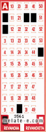 Volante ganador del sorteo 3561 de Revancha