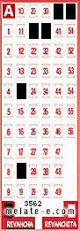 Volante ganador del sorteo 3562 de Revancha