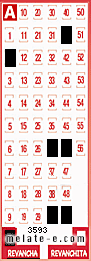 Volante ganador del sorteo 3593 de Revancha