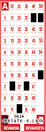 Volante ganador del sorteo 3614 de Revancha