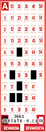 Volante ganador del sorteo 3661 de Revancha