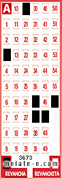 Volante ganador del sorteo 3673 de Revancha