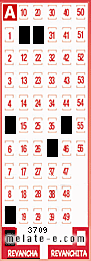 Volante ganador del sorteo 3709 de Revancha