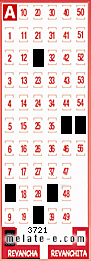 Volante ganador del sorteo 3721 de Revancha
