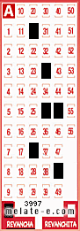 Volante ganador del sorteo 3997 de Revancha