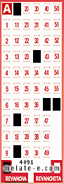 Volante ganador del sorteo de Revancha con fecha del domingo   3 de agosto de 2025