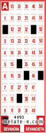 Volante ganador del sorteo 4093 de Revancha