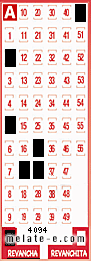 Volante ganador del sorteo 4094 de Revancha