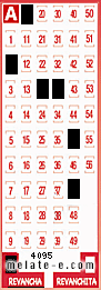 Volante ganador del sorteo 4095 de Revancha