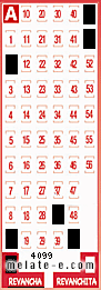 Volante ganador del sorteo 4099 de Revancha