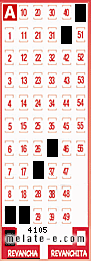 Volante ganador del sorteo 4105 de Revancha