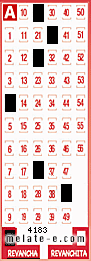 Volante ganador del sorteo 4183 de Revancha