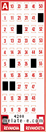 Volante ganador del sorteo 4200 de Revancha