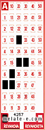 Volante ganador del sorteo 4257 de Revancha
