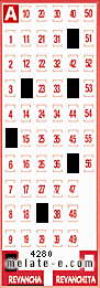 Volante ganador del sorteo 4280 de Revancha
