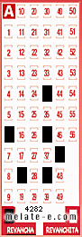 Volante ganador del sorteo 4282 de Revancha