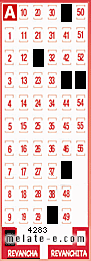 Volante ganador del sorteo 4283 de Revancha