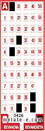 Volante ganador del sorteo 3426 de Revanchita