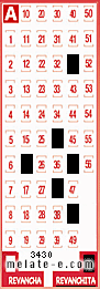 Volante ganador del sorteo 3430 de Revanchita