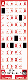 Volante ganador del sorteo 3504 de Revanchita