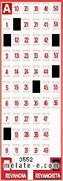 Volante ganador del sorteo 3552 de Revanchita
